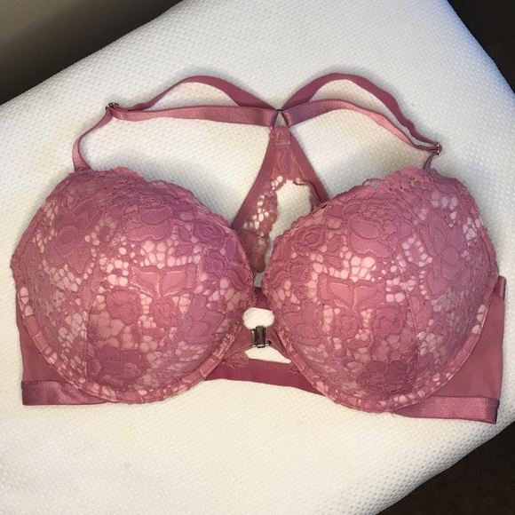 Victoria's Secret Other - Victoria’s Secret very sexy push up laced Racerback pink bra 34D